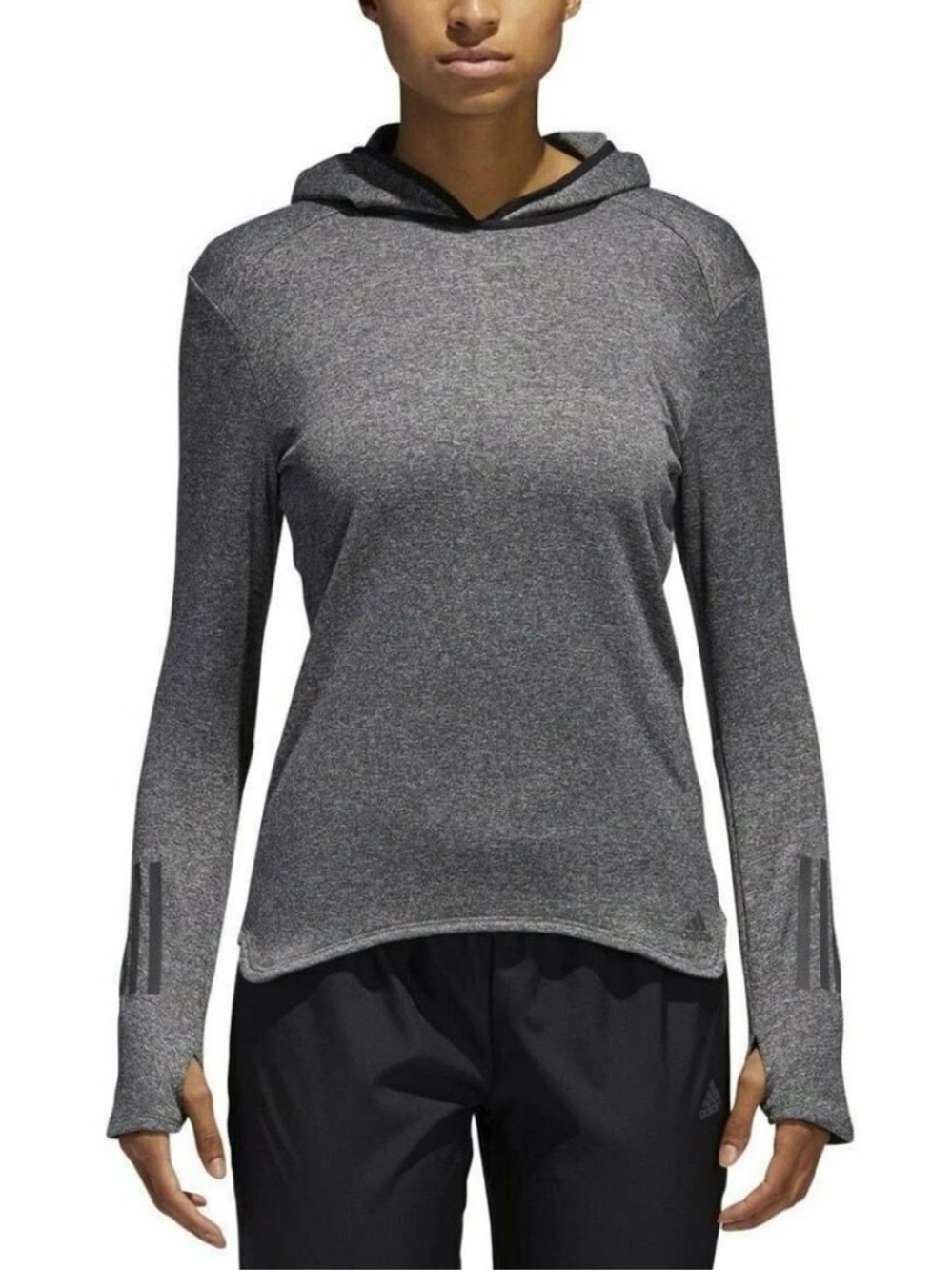 Adidas Response Astro Running Hoodie Climalite Grey Small
